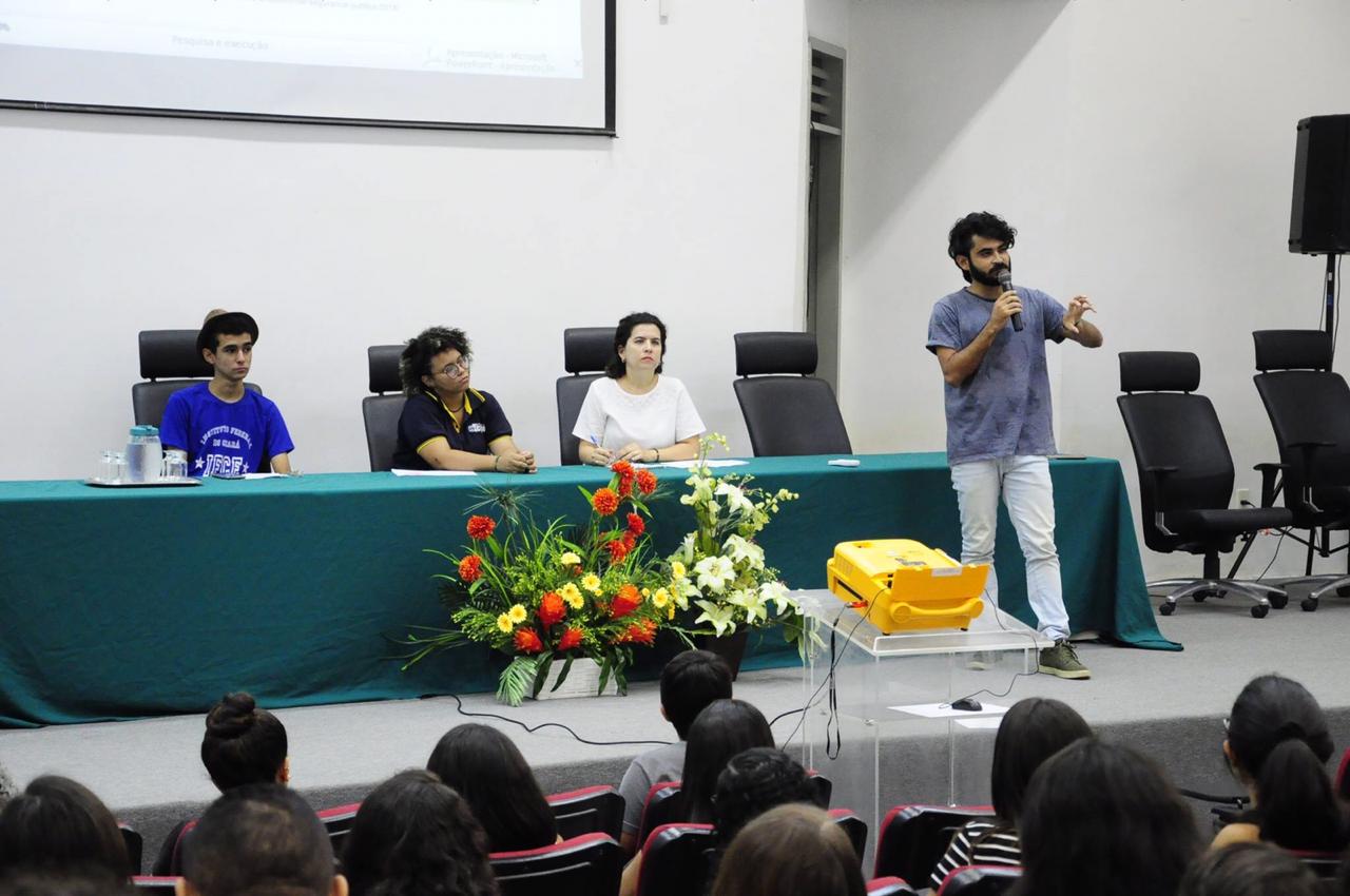 CCPHA conversa sobre prevenção de homicídios com estudantes do IFCE-Crateús