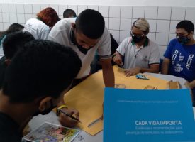 Encontros Escolares Cada Vida Importa: encerramento do primeiro ciclo de atividades sobre prevenção de homicídios com alunos de Fortaleza